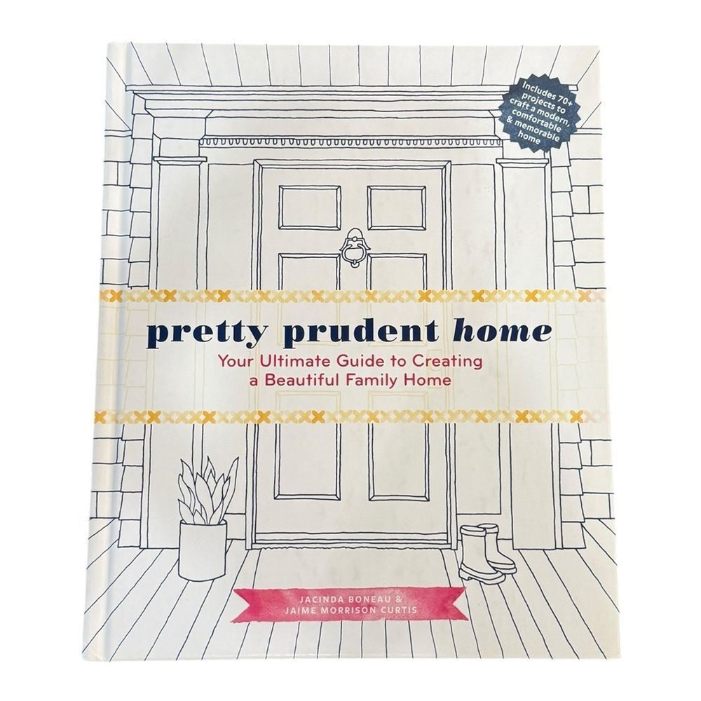 Pretty Prudent Home Hardcover Coffee Table Shelf Decor Book. Boneau & Curtis.